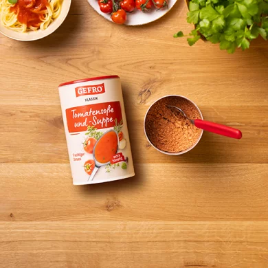Tomatenso&szlig;e u. -Suppe