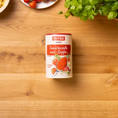 Tomatenso&szlig;e u. -Suppe