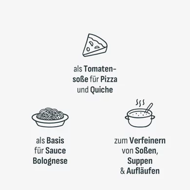 Tomatenso&szlig;e u. -Suppe