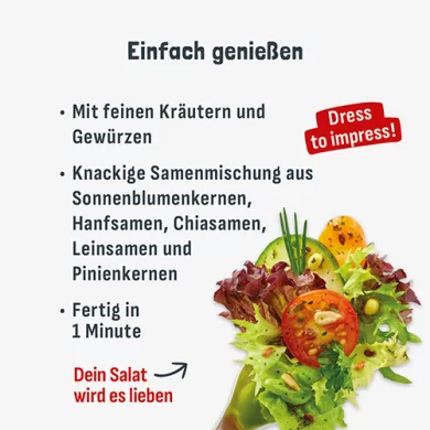 Salat-Dressing GARTEN-KR&Auml;UTER