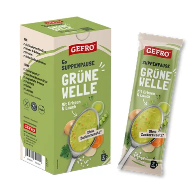Suppen-Pause GR&Uuml;NE WELLE