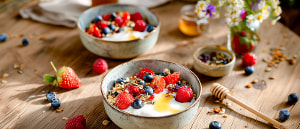 Beeren-Honigm&uuml;sli mit Sonnenblumenkernen