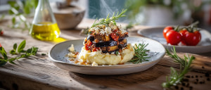 Auberginent&ouml;rtchen mit Tofu