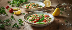 Putengeschnetzeltes mit Zuckerschoten