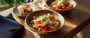 Fenchel in Tomatenso&szlig;e geschmort