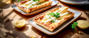 Spargel-Ricotta-Tartes