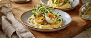 Eier in Senfso&szlig;e