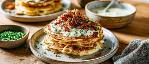 Allg&auml;uer K&auml;se-Speckpfannkuchen