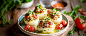 Kohlrabi mit Br&auml;tf&uuml;llung