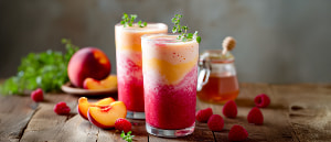 Nektarinen-Joghurt-Smoothie mit Honig