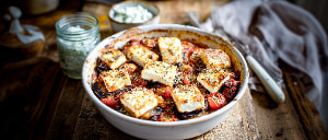 Mediterraner Bolognese-Auflauf