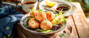 Frittierte B&auml;llchen