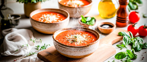 Italienische Tomatensuppe