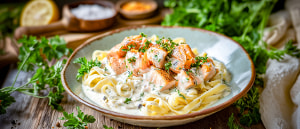 Lachs-Gorgonzola So&szlig;e