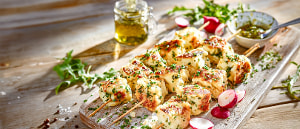 Marinierte Serviettenkn&ouml;del mit Allg&auml;uer Bergk&auml;se