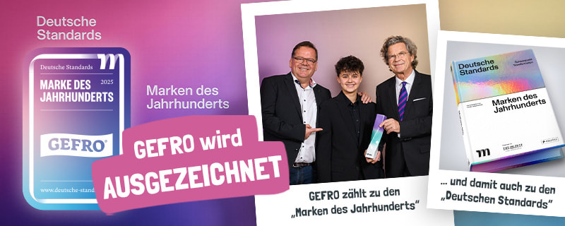 GEFRO „Marke des Jahrhunderts“